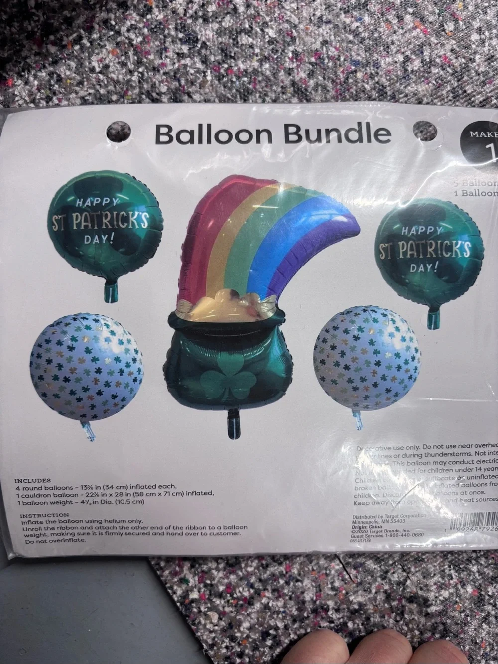 Holiday Balloon Bundle Party Decorations  - Halloween Valentine's Day New Year